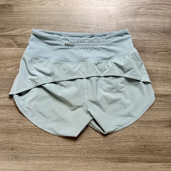 Lululemon Women's Speed Up Short Long *4" Updated Fit - Light Blue - Picture 5 of 11